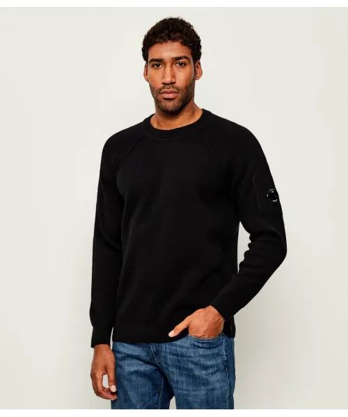 

Шерстяной свитер Regular fit C.P. Company, черный