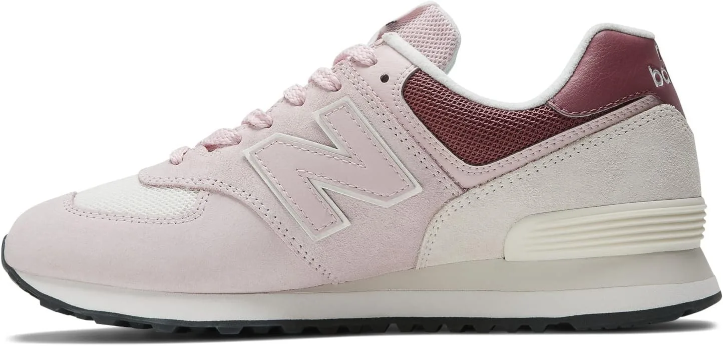 Мужские скейтбордические кроссовки New Balance 574 Vulc, розово-желтые — фото 4