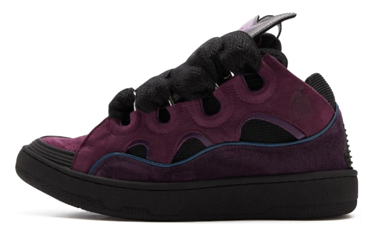 

Lanvin Стильные низкие кроссовки для скейтбординга Curb BATMAN, мужские, фиолетовые