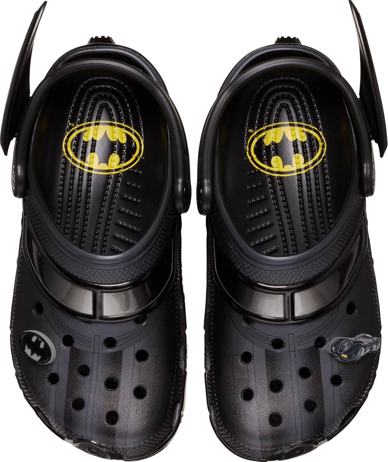 Черные клоги Crocs Batman Batmobile для взрослых — фото 4