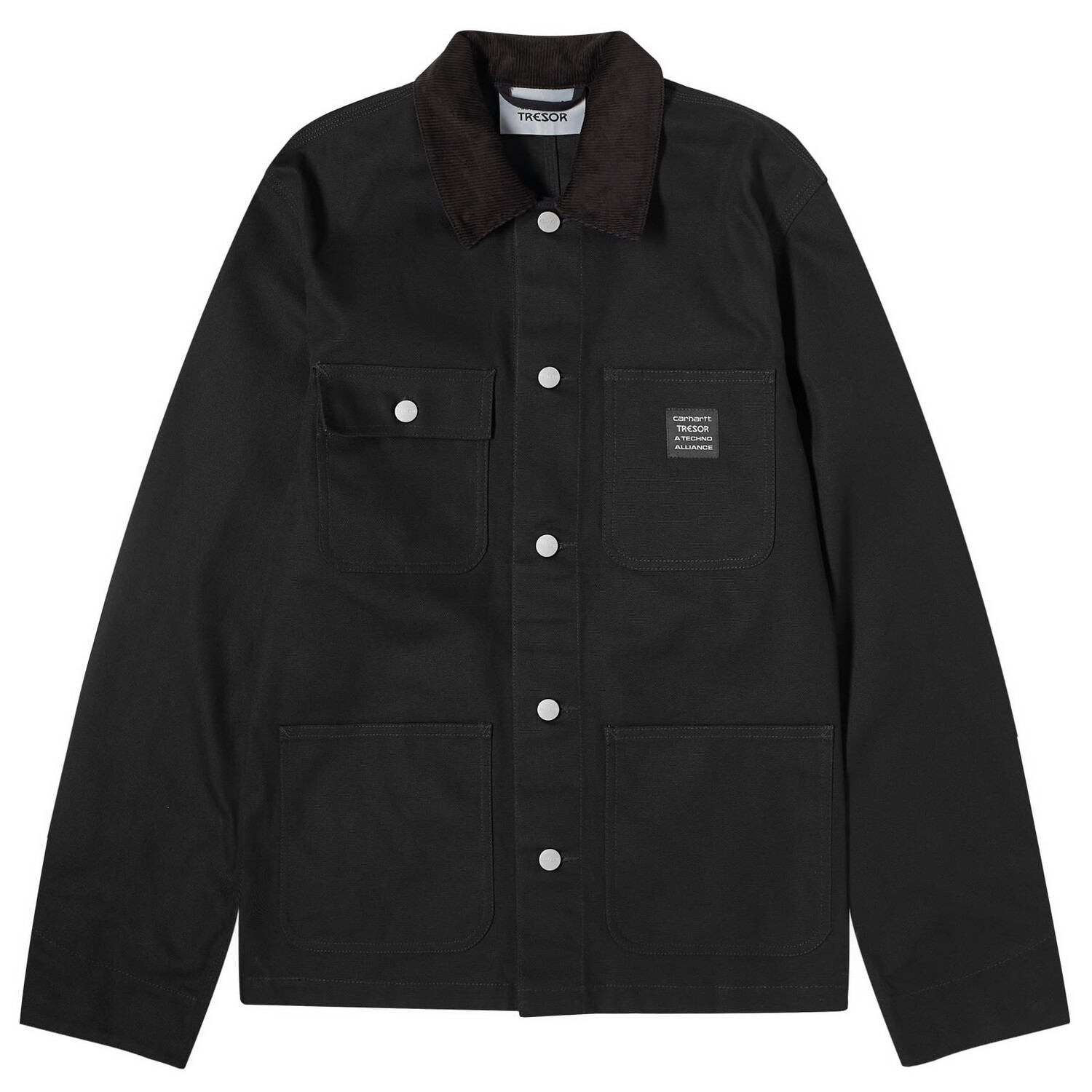 

Куртка Carhartt Wip X Tresor Way Of The Light Michigan Coat, цвет Black & Dark Grey Reflective