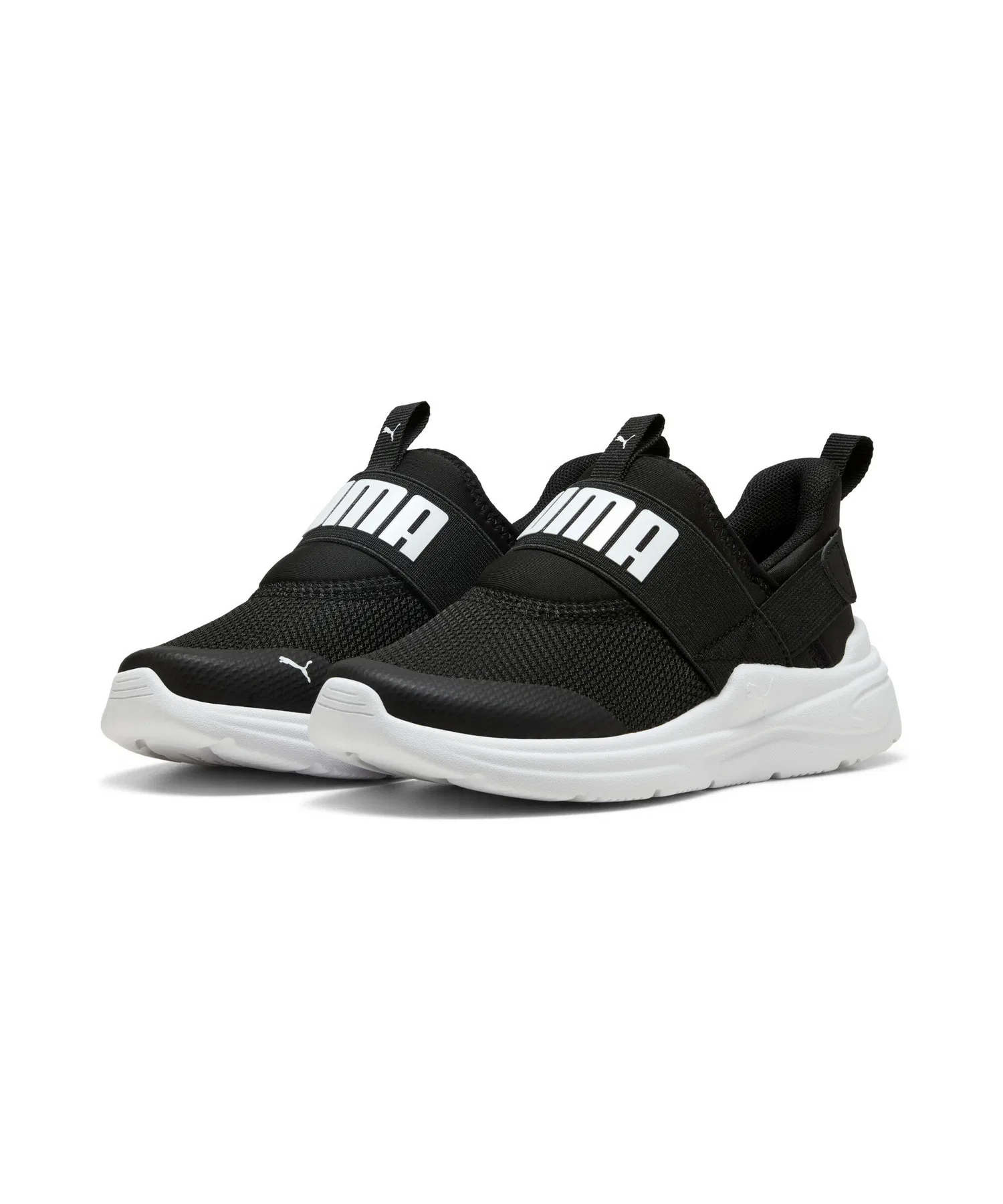 Детские кроссовки PUMA Soft Wired 2 SLIPTECH синие — фото 2