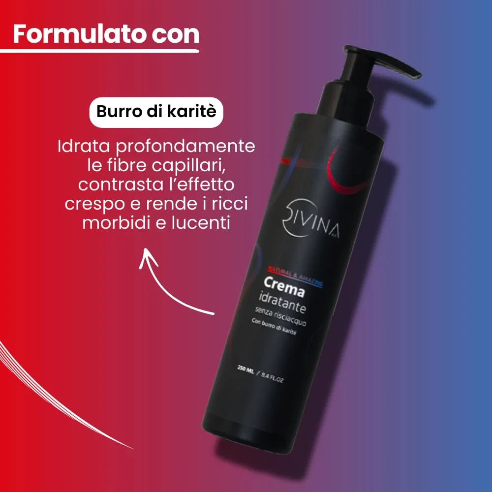 Несмываемый крем для кудрявых волос «Natural&Amazing» от DIVINA BLK Divina Blk — фото 4