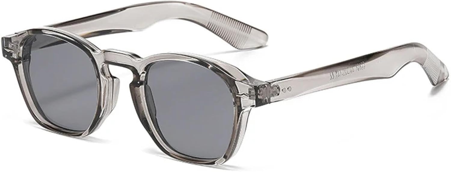 

Солнцезащитные очки с защитой от УФ-излучения UV400 | Заклепки, мужские и женские, с прозрачной оправой, для занятий спортом на открытом воздухе и вождения DSVIGF, Grey Grey