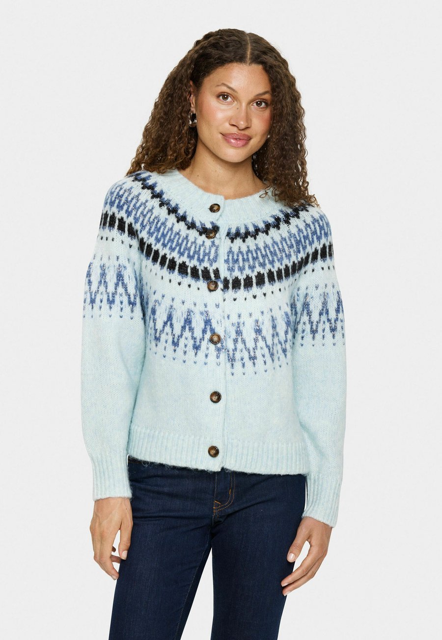 

Кардиган Saint Tropez MEGNASZ CARDIGAN, Starlight Blue Melange/Light Blue