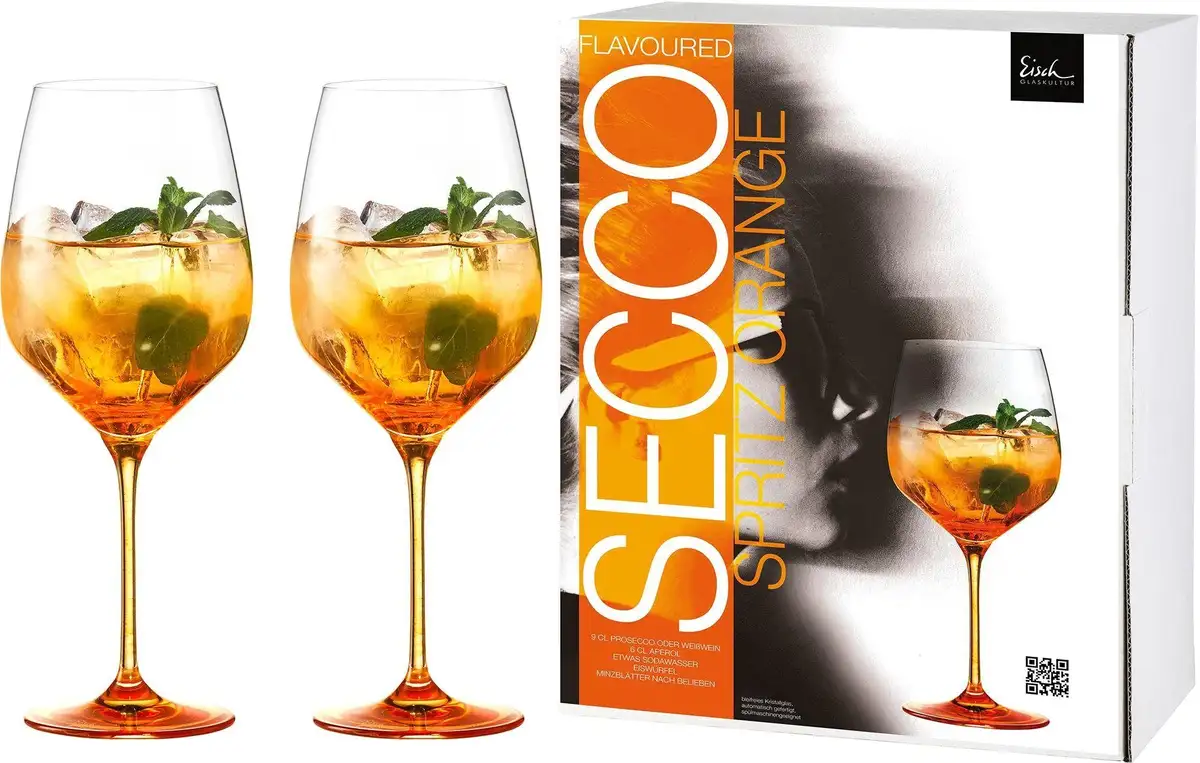 

Бокалы для аперитива Eisch "Secco Flavored Spritz Orange", (набор, 2 шт.), без свинца, 2 шт 24 см, цвет orange