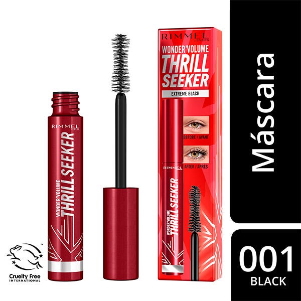 Тушь для ресниц RIMMEL LONDON Thrill Seeker Mascara, 001 Black — фото 2