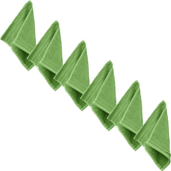 

Мини-полотенца Erwin Müller 6er-Pack 202515, 30x1x30 см, зеленый