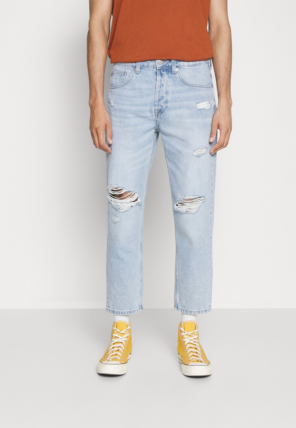

Джинсы-сигареты ONSAVI CROP LIGHT BLUE BRAKES Only & Sons, голубой