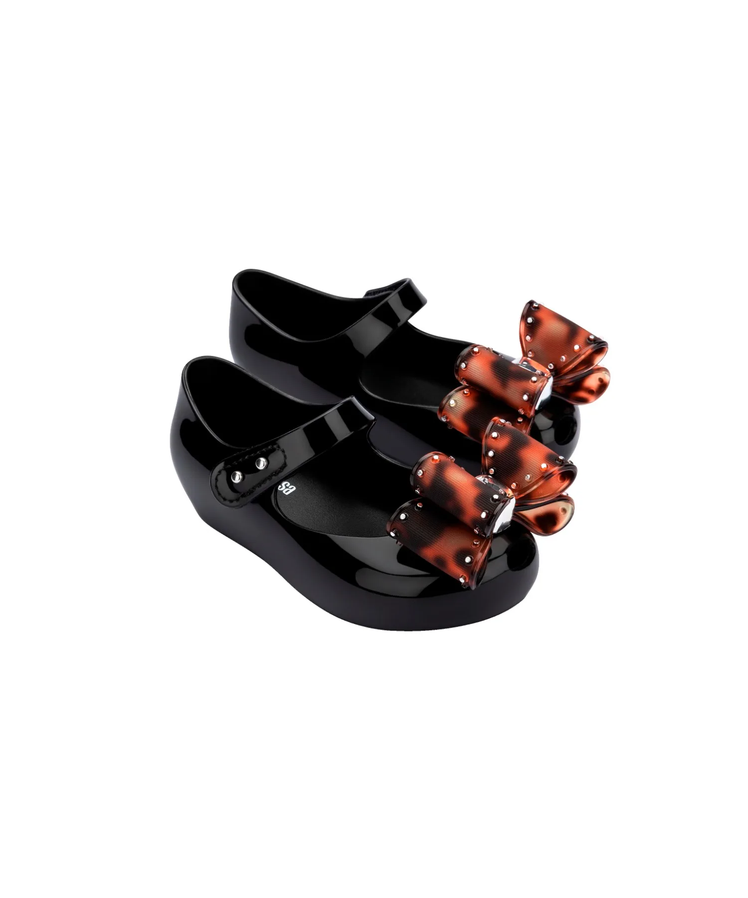 Детские балетки Melissa Ultragirl Classic Bow с бантом чёрные — фото 3