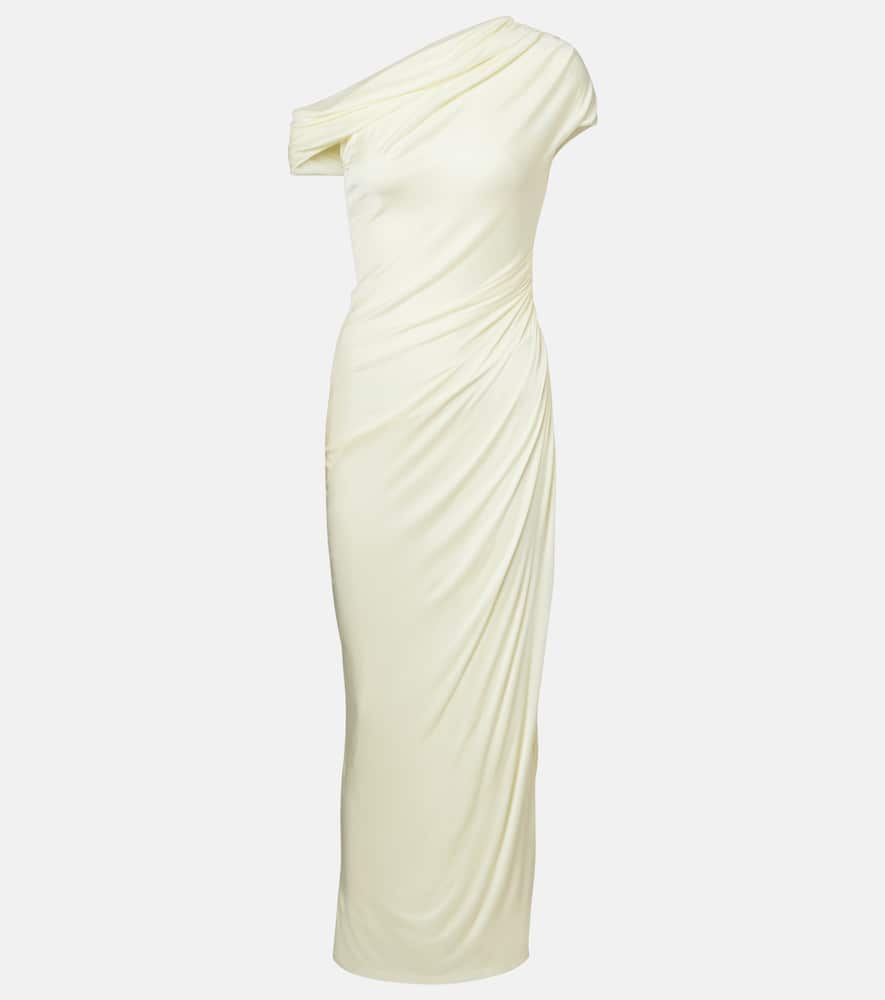 

Асимметриное платье миди с одним плечом Galvan, Lemon