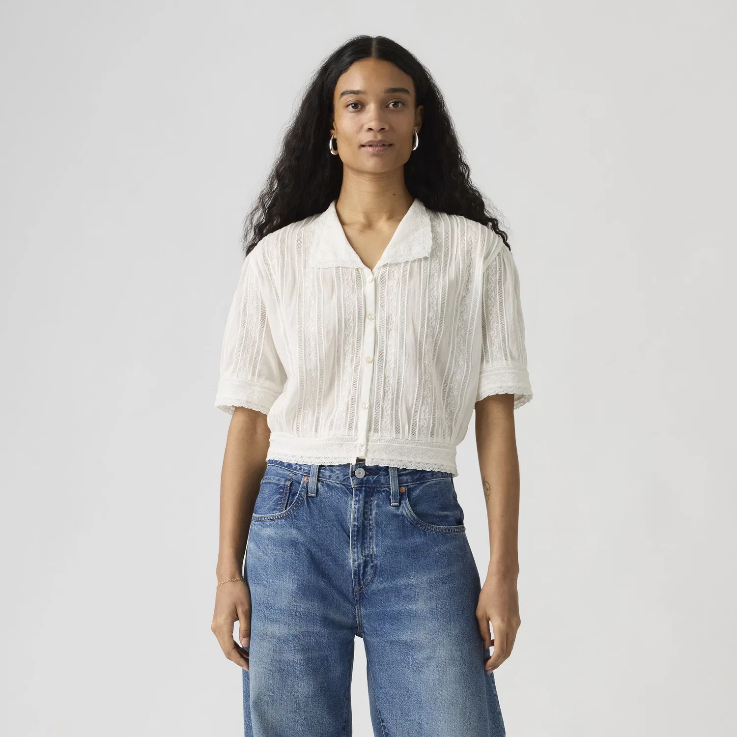 Женская блузка "Бандит" Levi's, Medium Wash — фото 3