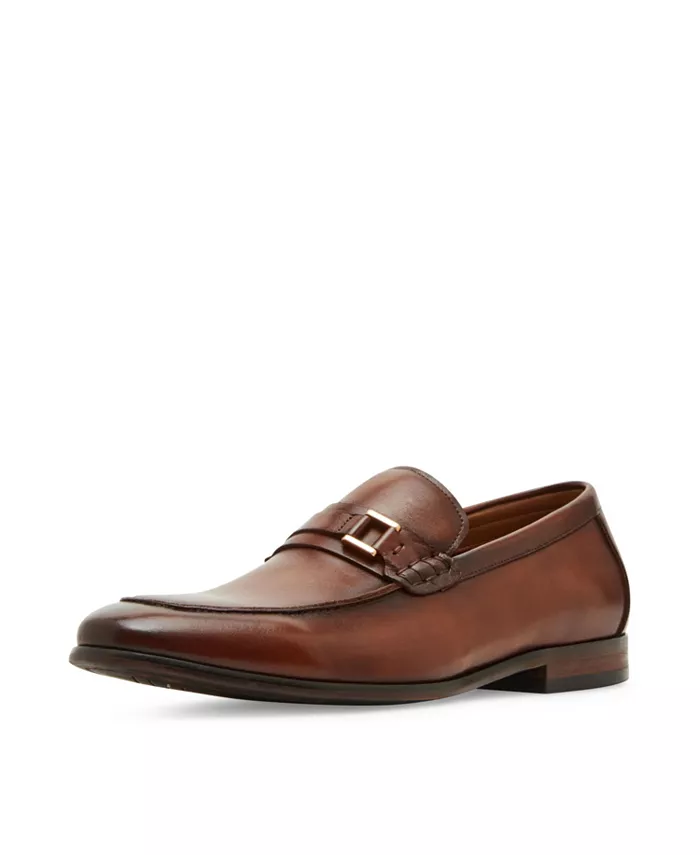 Мужские лоферы Adair Slip On Steve Madden, коричневый/бежевый — фото 2