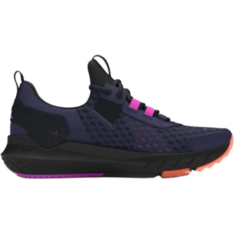 Under Armour Project Rock BSR 4 удобные нескользящие износостойкие низкие детские кроссовки для тренировок Blue Black — фото 3