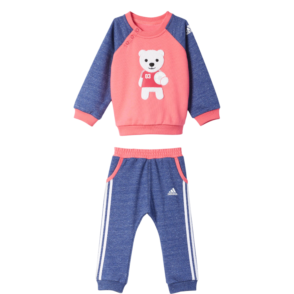 

Adidas Повседневная спортивная одежда для малышей сине-розовая