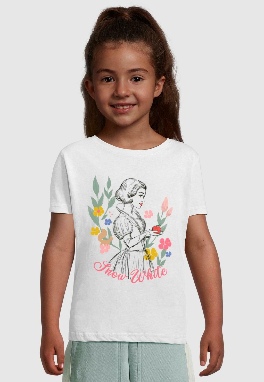 

Футболка с принтом SNOW WHITE - FLOWERS SHORT SLEEVE ABSOLUTE CULT, белый