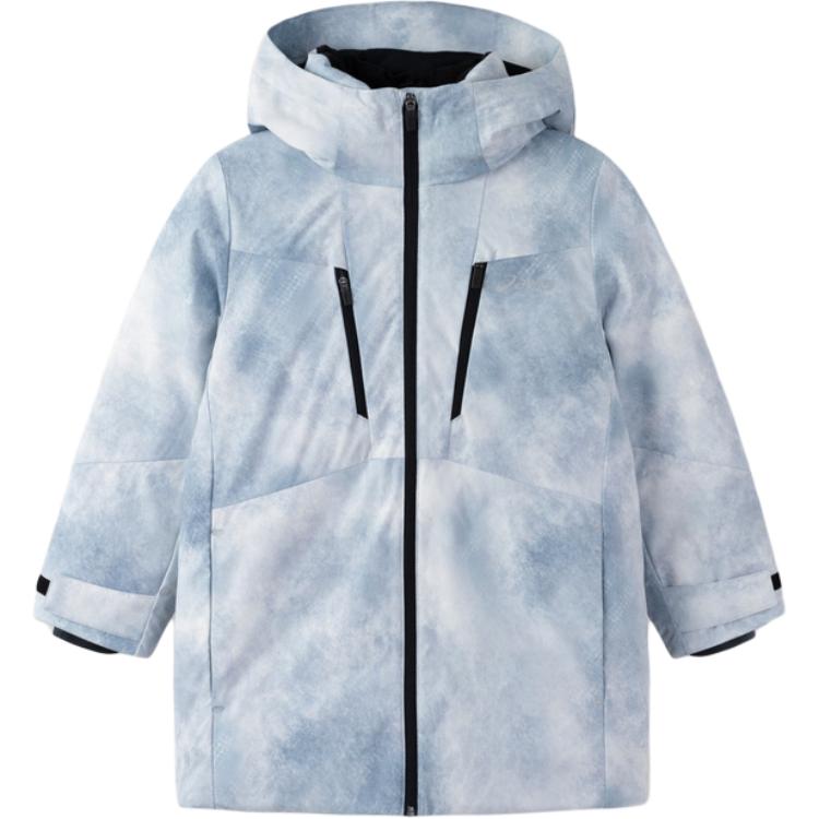 

Куртка пуховая серая подростковая Asics