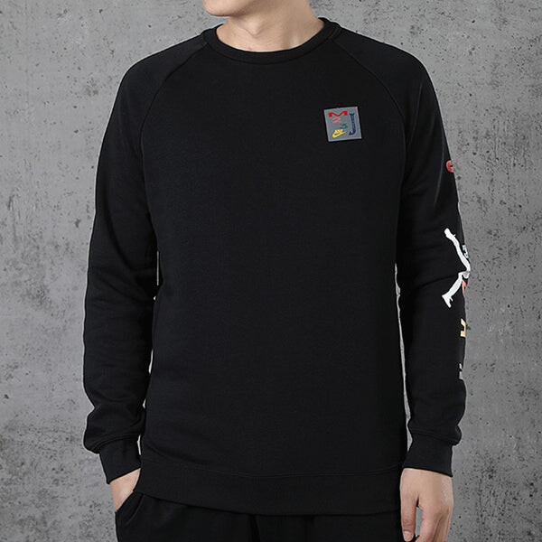 Толстовка Men's Air Jordan Sports Long Sleeves Black, черный — фото 2