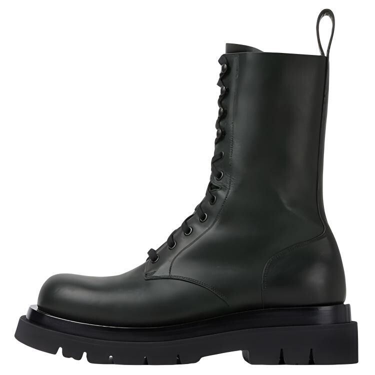 

Ботинки мужские Lug Ankle Boots темно-зеленые Bottega Veneta