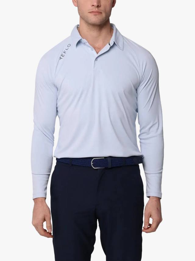 

Футболка-поло Bannock из переработанного материала REFLO, Mist Grey