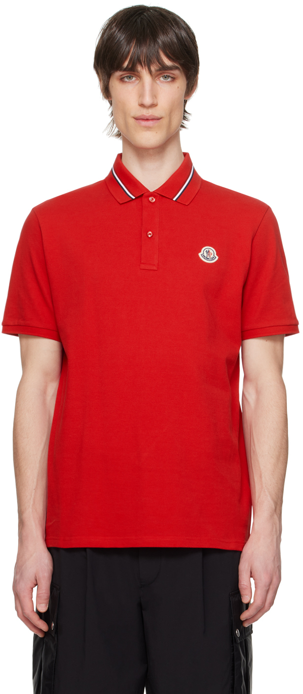 

Патч Поло Moncler, красный