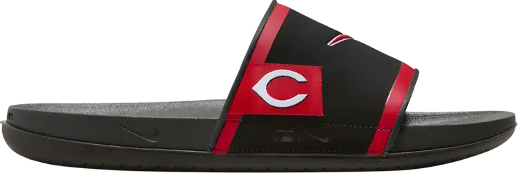 

Кроссовки MLB x Offcourt Slide 'Cincinnati Reds 2024', черный