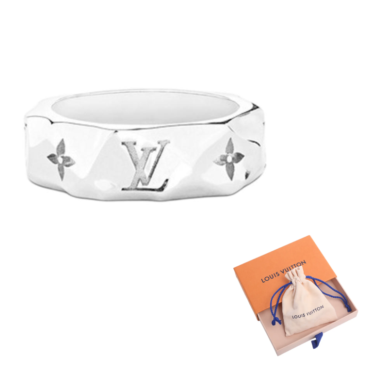 

LOUIS VUITTON Мужские серебряные кольца Metal Rings