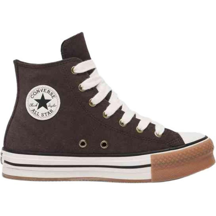 Кроссовки All Star High Top для детей и подростков из хлопка Converse, коричневый — фото 2