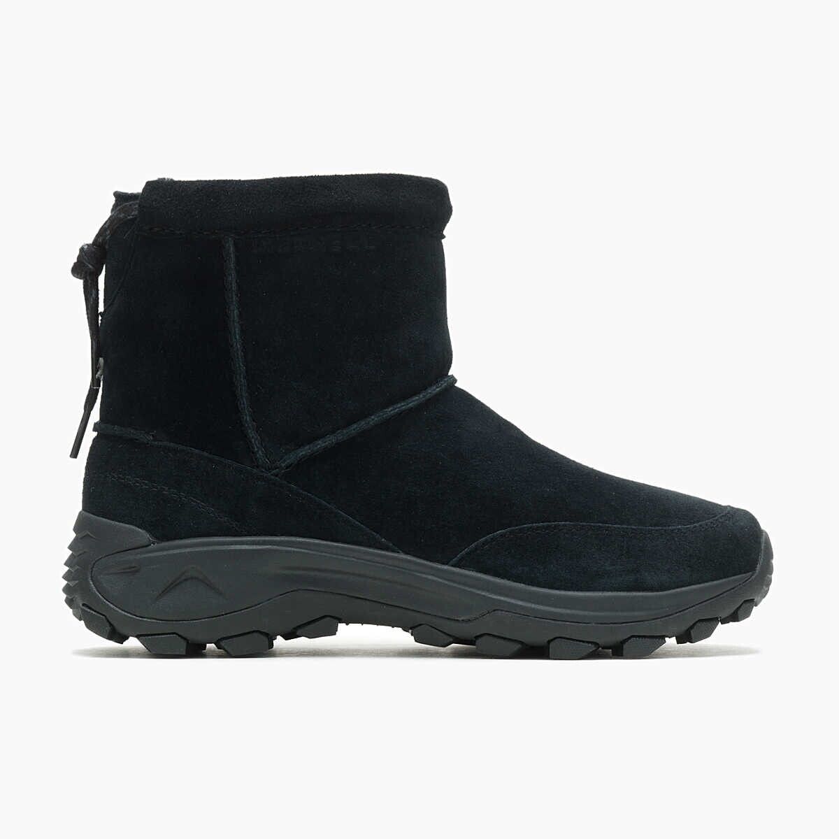 Merrell Winter J004555 ботинки мужские 8 черные замша кожа без шнуровки водонепроницаемые TF3936 — фото 2