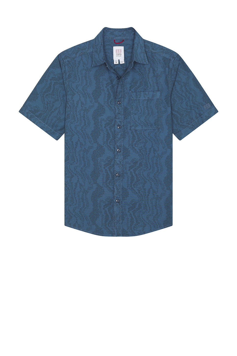 

Футболка Dirt Desert от Topo Designs, stone blue river bed