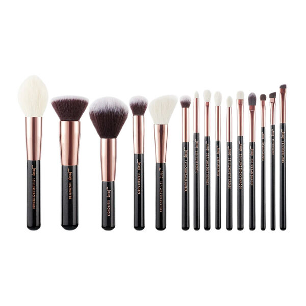 

Набор кистей для макияжа черного цвета, 15 шт. Jessup 15Pcs essential makeup brush set
