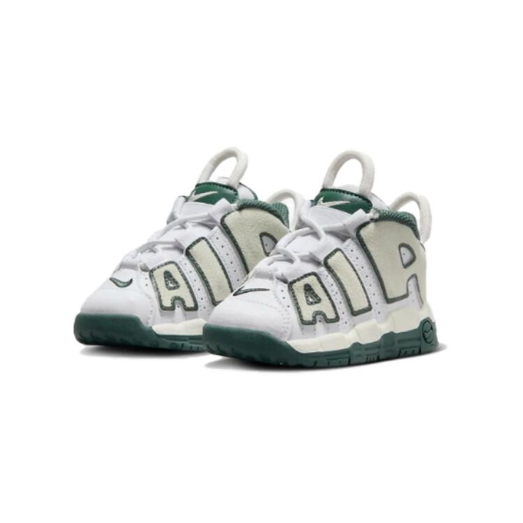 Кроссовки для малышей Nike Air More Uptempo TD, White/Green — фото 3
