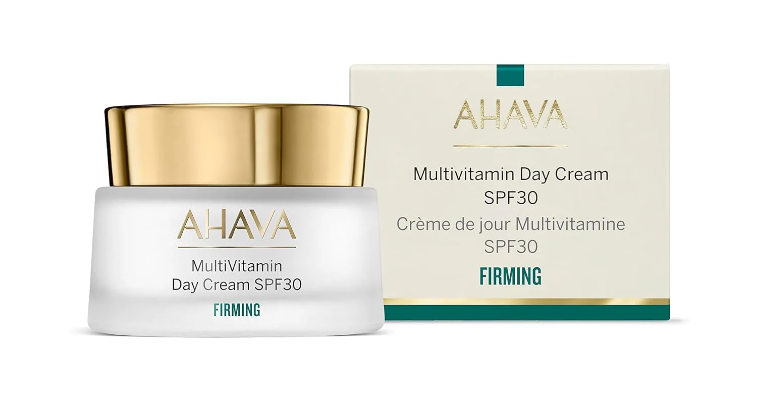 AHAVA Firming MultiVitamin Day Cream SPF 30 с диметиконом, ниацинамидом, пантенолом, витамином E и минералами Мертвого моря для упругости и сияния 50 мл — фото 2