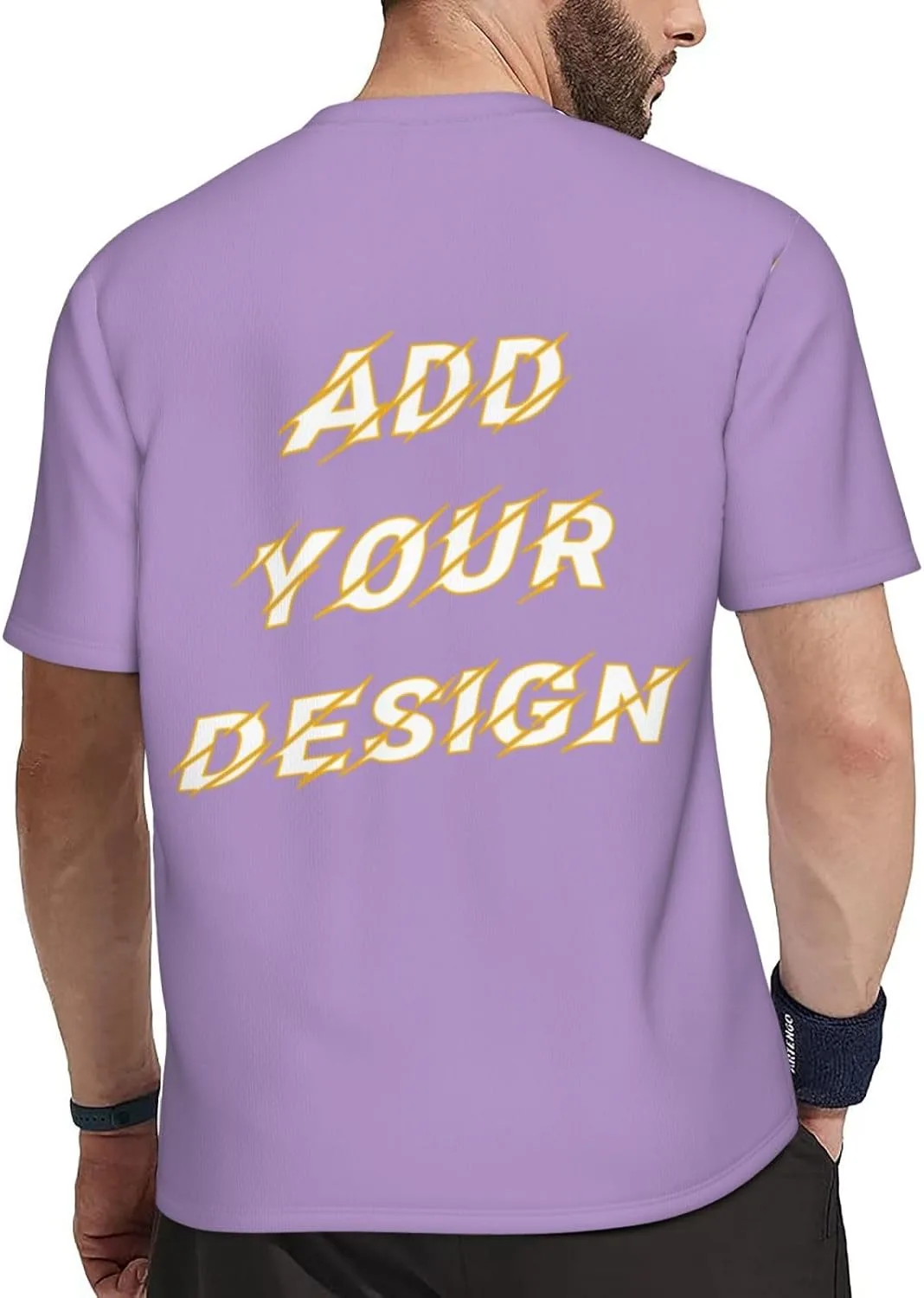 Футболка мужская Custom T Shirts с принтом на 4 сторонах — фото 4