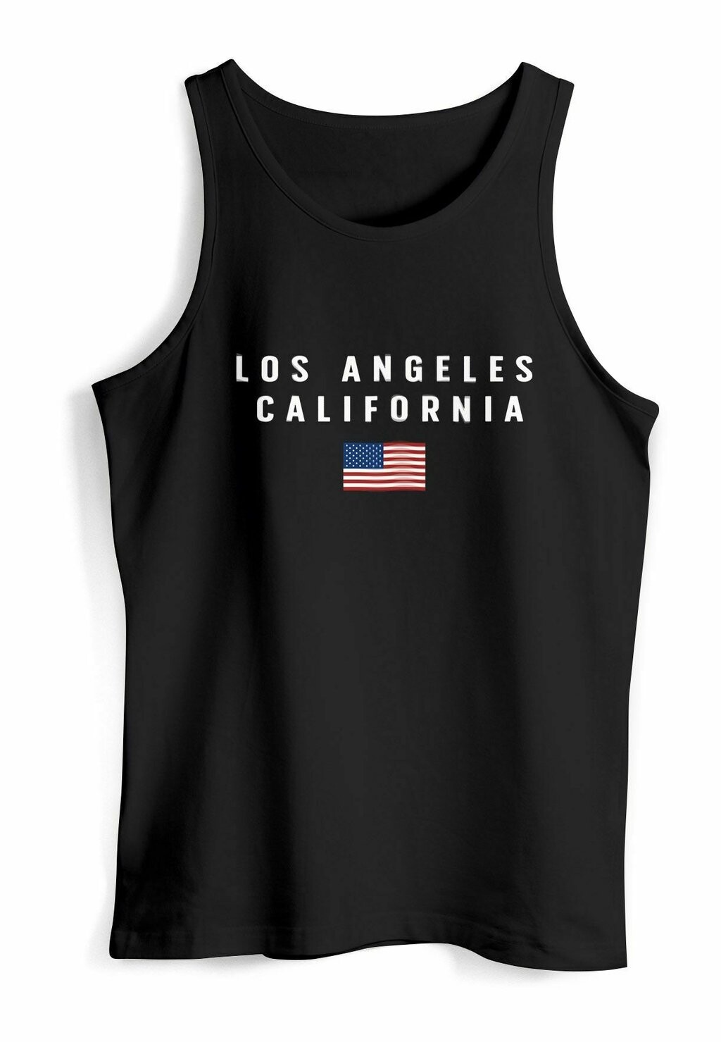 

Топ TANK BEDRUCKT SCHRIFTZUG CALIFORNIA LOS ANGELES USA A Neverless, черный