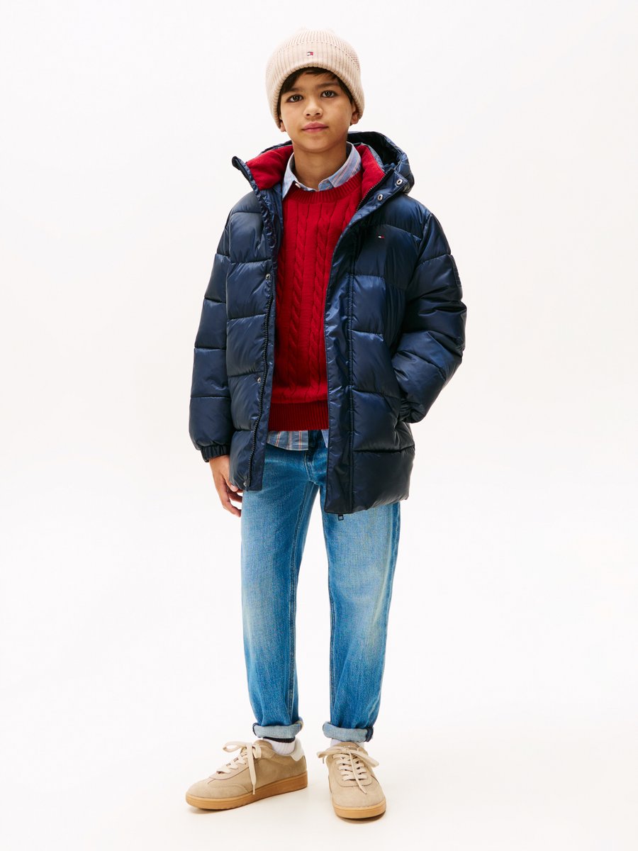 Зимняя куртка Tommy Hilfiger ESSENTIAL UNISEX, Dark Night Navy/Dark Blue — фото 2