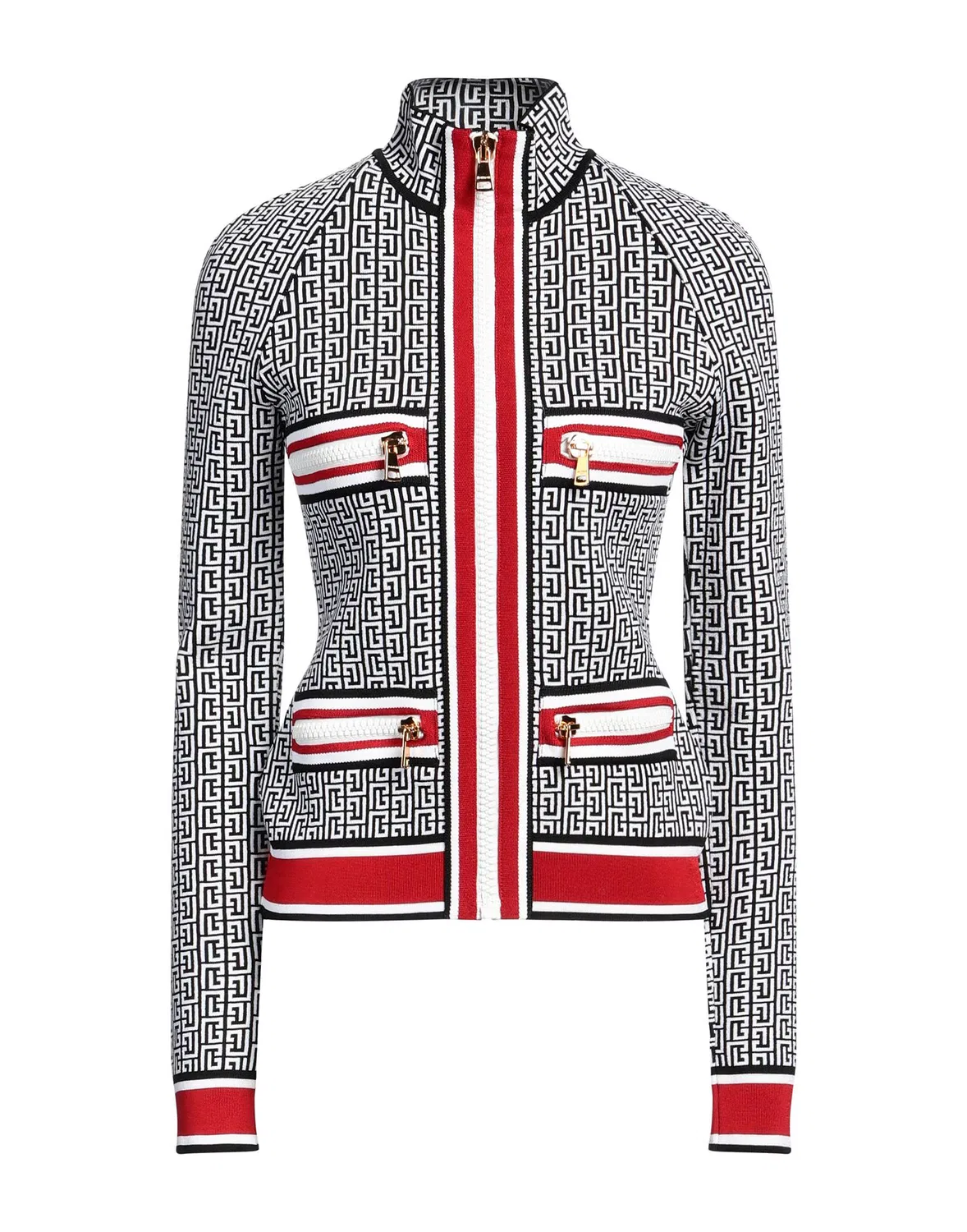 Кардиган мультиколор BALMAIN черный