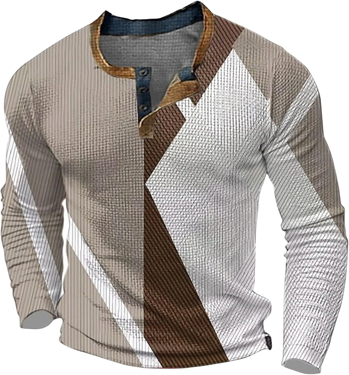 

Мужская футболка поло с длинным рукавом и цветными блоками LGHLMCL