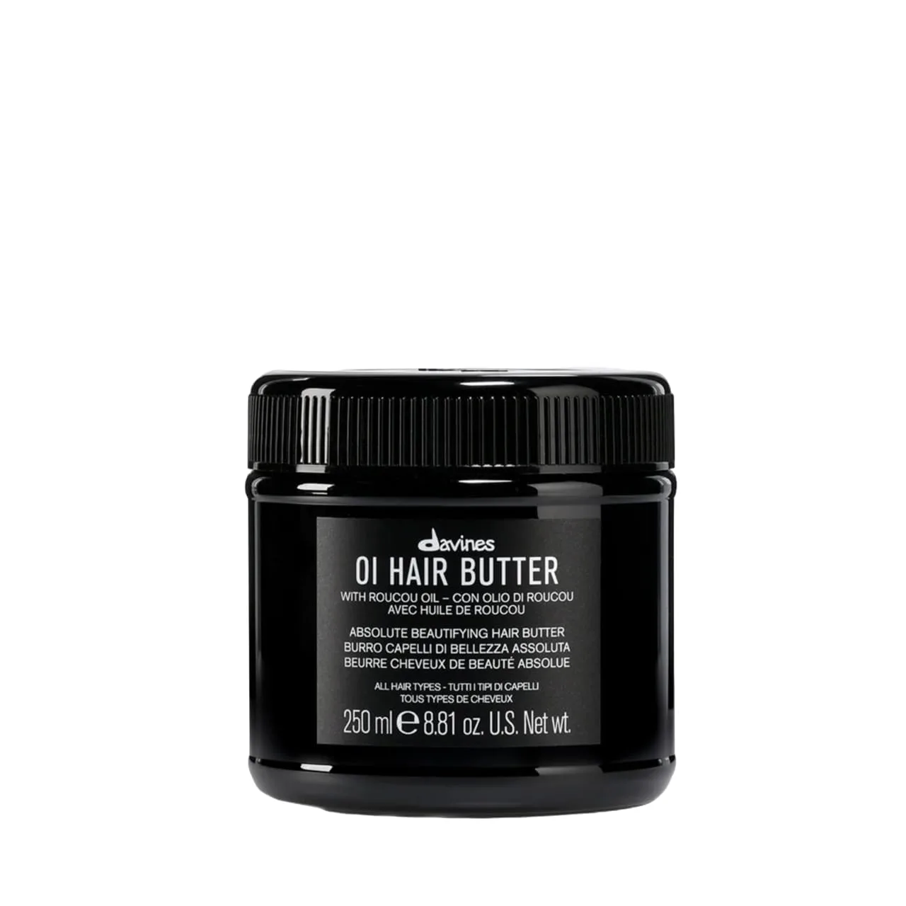 Davines OI Hair Butter, глубоко питательная антиоксидантная маска для всех типов волос - увлажняющий уход контролирует пушистость и придает мгновенный блеск с маслом руку - восстанавливает мягкость и объем, 250 мл 260 мл (1 шт.)