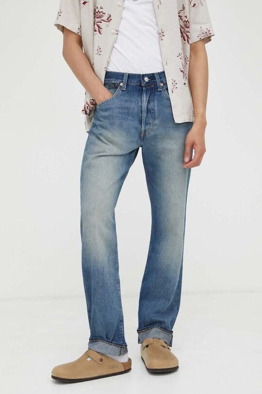 

501 хлопковые джинсы Levi's, синий