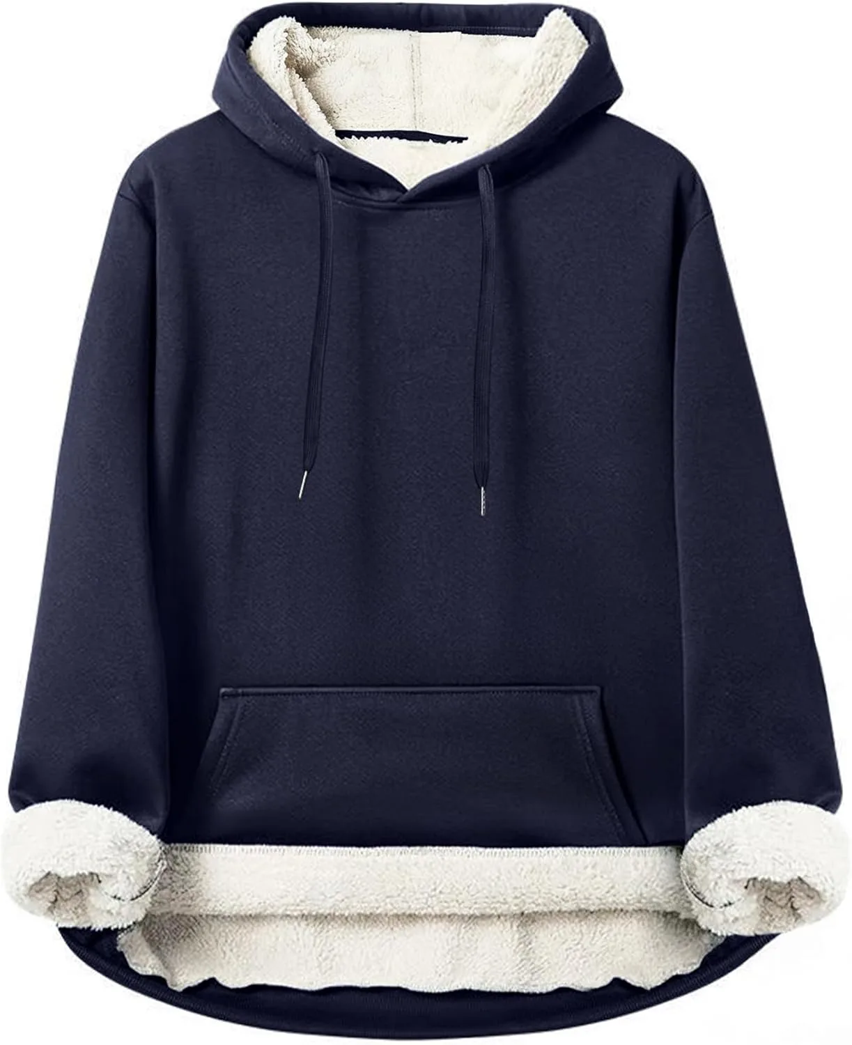 

Толстовка Iwing с капюшоном, утепленная флисом Sherpa, оверсайз