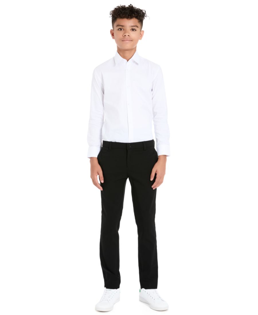 Рубашка на пуговицах для мальчиков 5-7 лет Kenneth Cole Reaction, White — фото 2