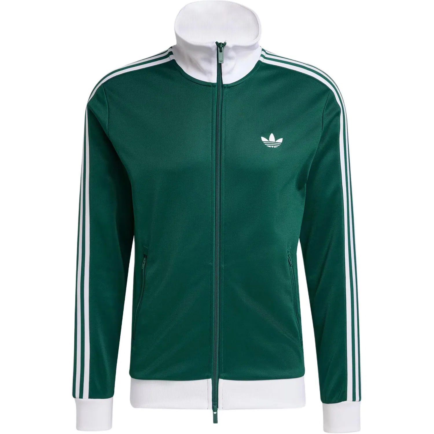 Худи с рукавами в полоску Adidas Originals зеленое