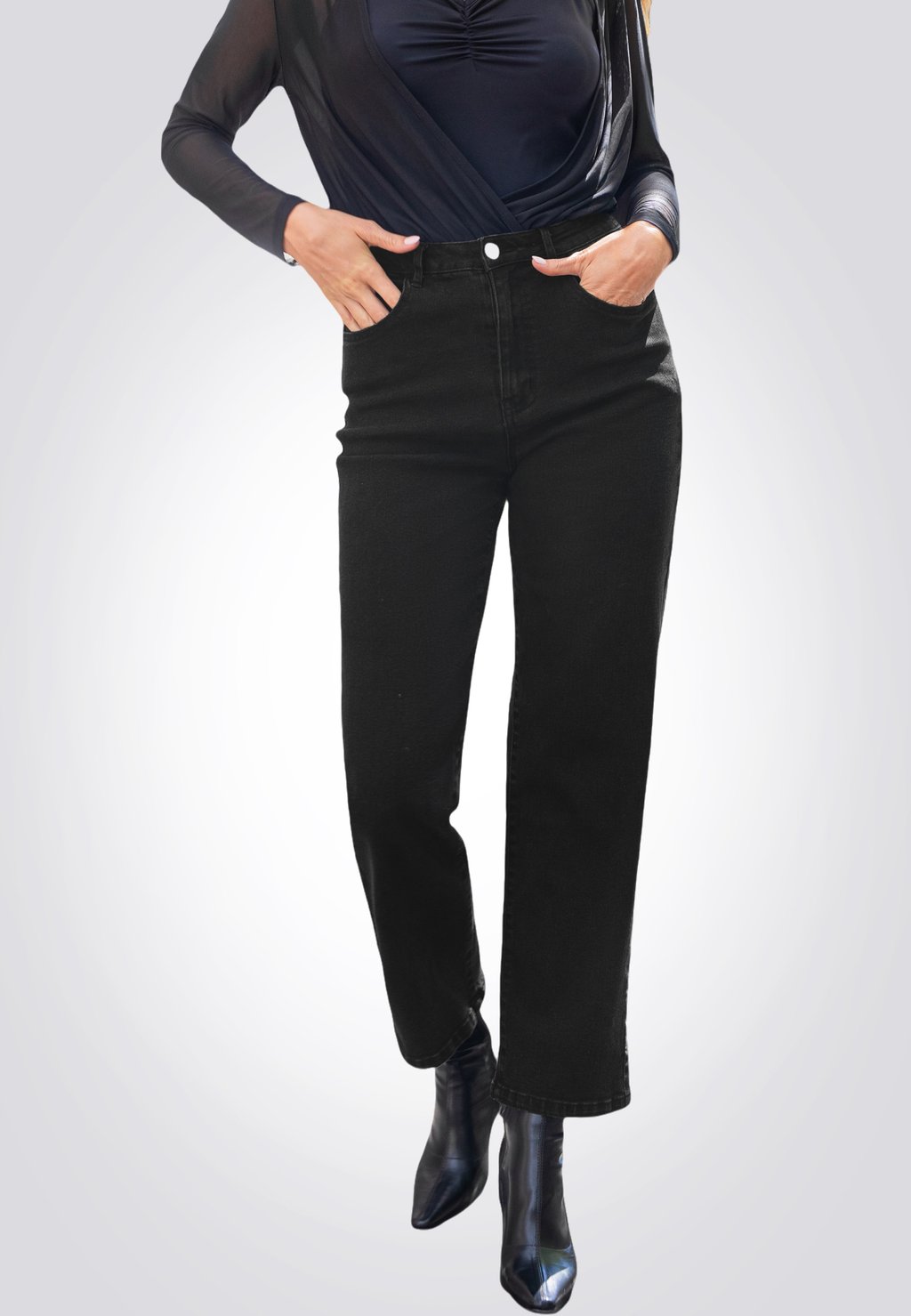 

Джинсы HIGH WAIST Cupshe, черный