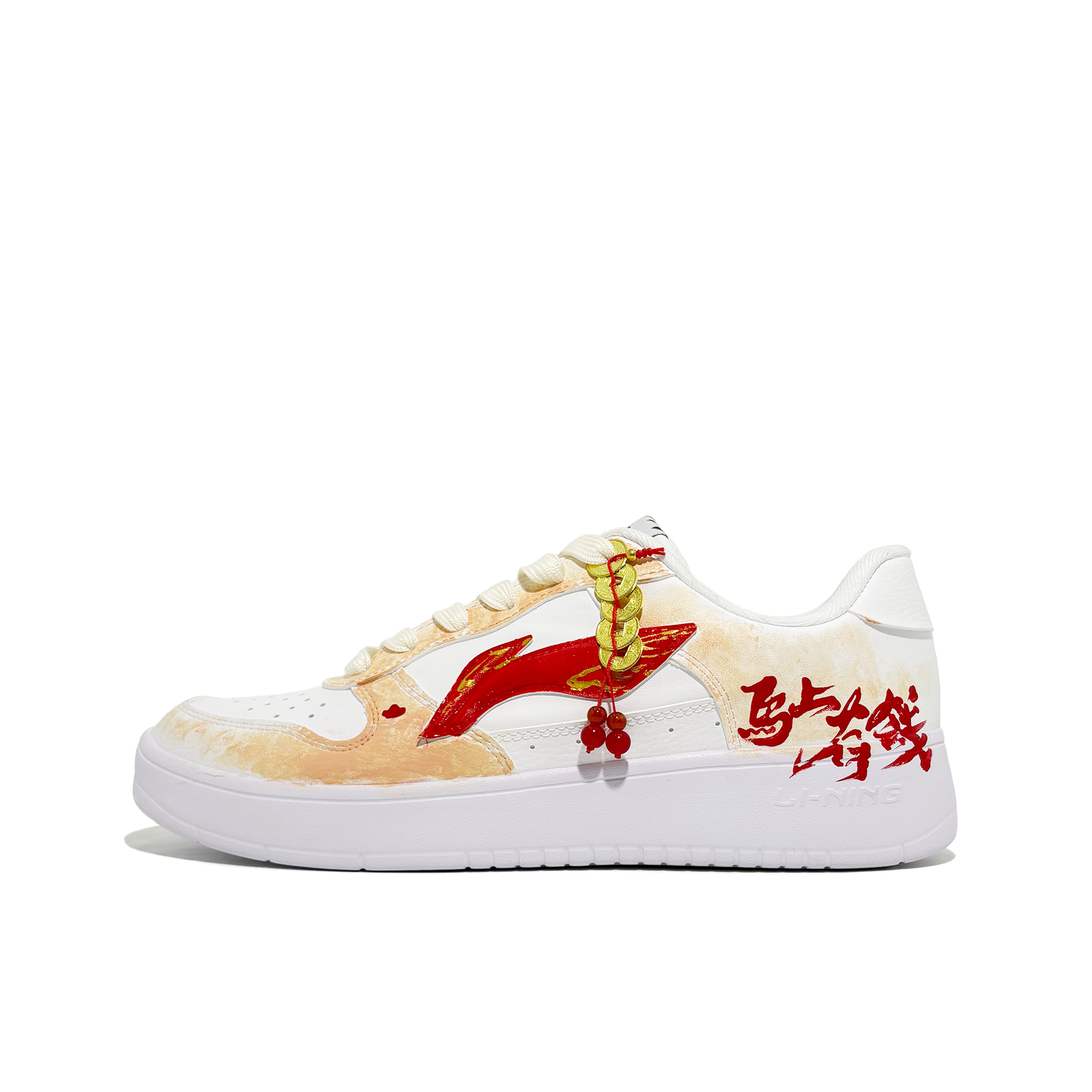 

Кроссовки для скейтбординга Li-Ning Floating Boat легкие и дышащие мужские, белый красный