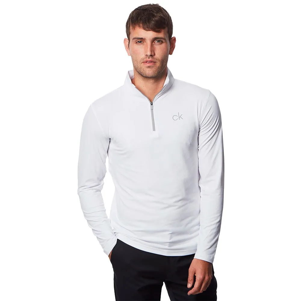

Толстовка Calvin Klein Golf Newport half zip, белый