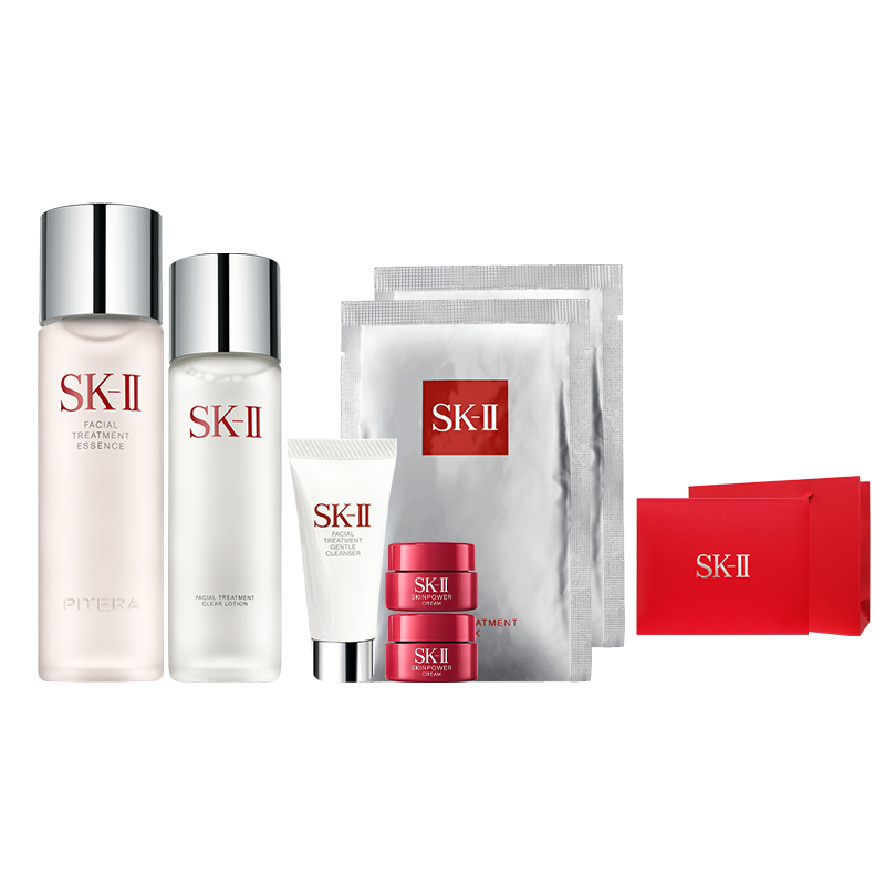 Наборы для ухода за кожей SK II Unisex SK-II, Goddess Water 230ml+Clear Lotion 30ml X 2+Cleansers 20g+красный Bottle Cream+Eye Cream+Ex-Boyfriend Facial Mask — фото 3