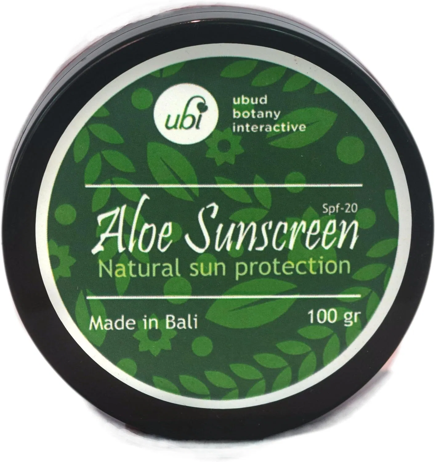 Солнцезащитный крем с алоэ вера Ubud Botany Interactive SPF 20, 100 г