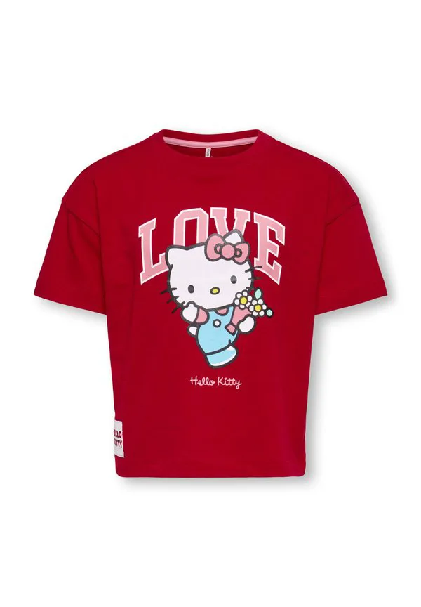 Футболка с принтом kmgkitty life свободного кроя Only Mini, Barbados Cherry Print Love