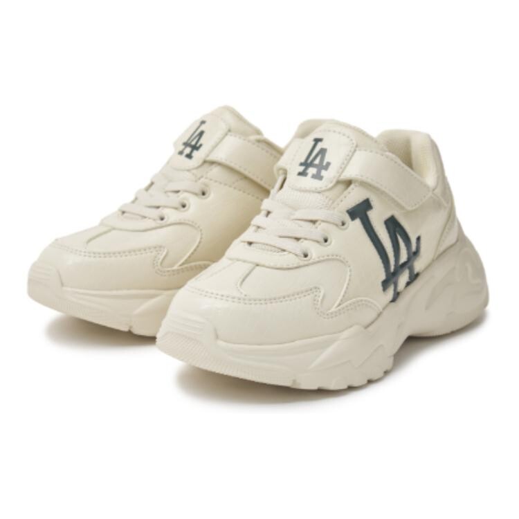 Кроссовки MLB Kids Lifestyle Shoes Kids Low-top Beige, бежевый — фото 3